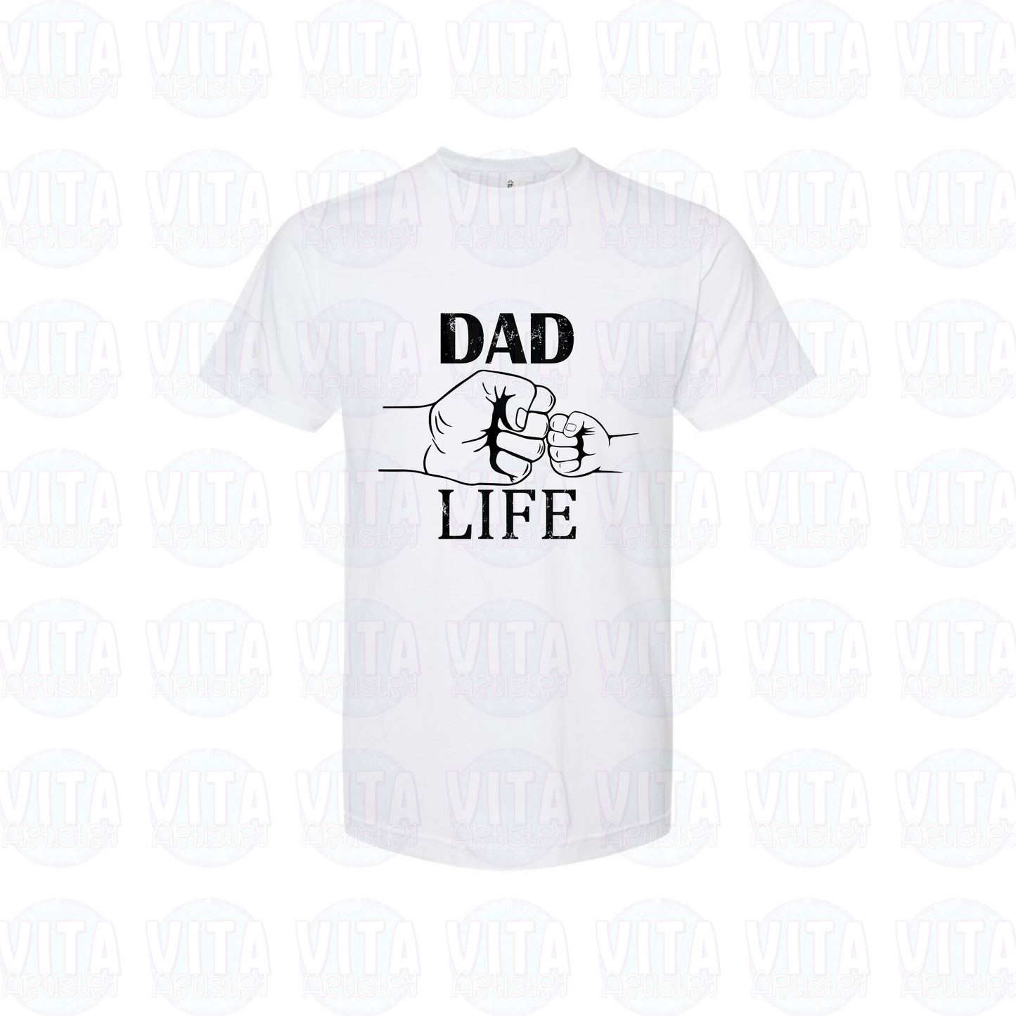 Dad Life - Male Soft Style Crewneck (Choose your shirt color)
