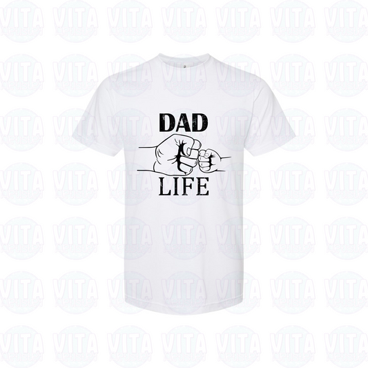 Dad Life - Male Soft Style Crewneck (Choose your shirt color)