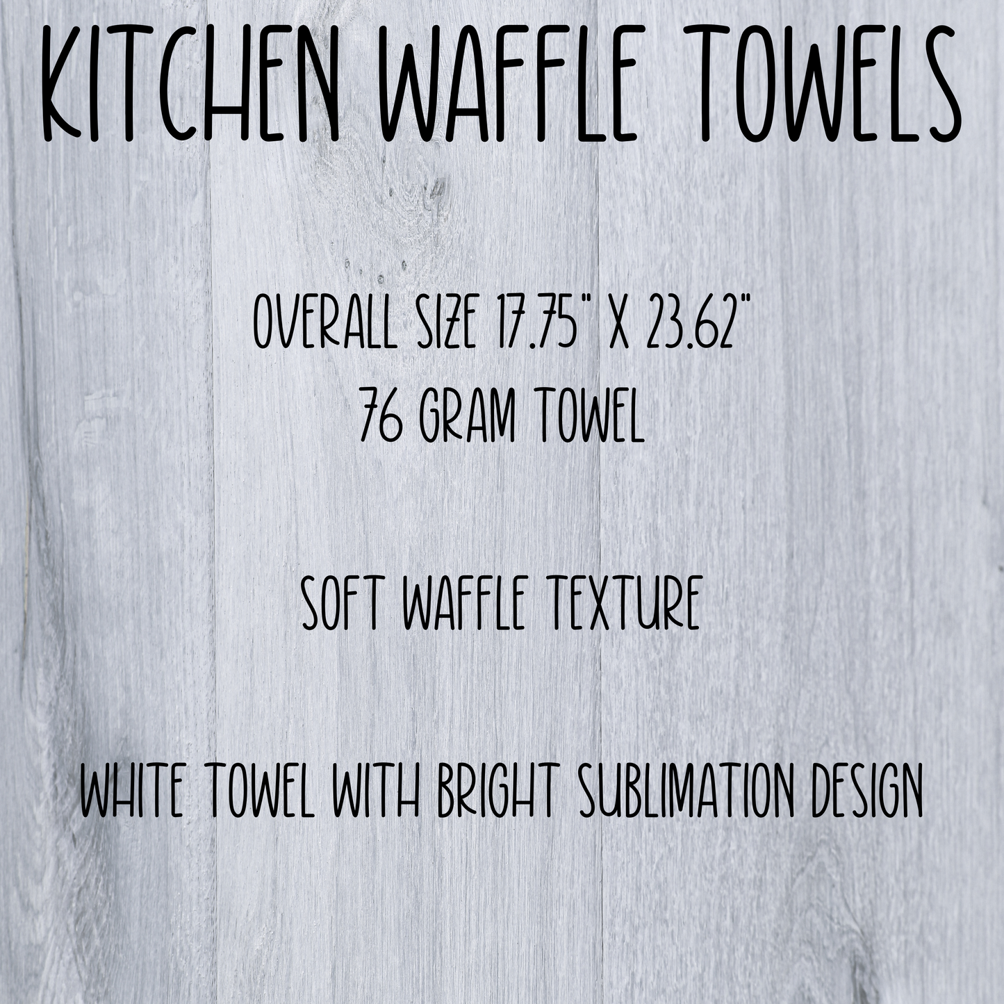 This Kitchen is for Dancing - Vintage Style Kitchen Waffle Towel