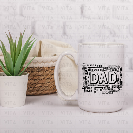 Dad - Dad/Daddy/Father Ceramic Mug