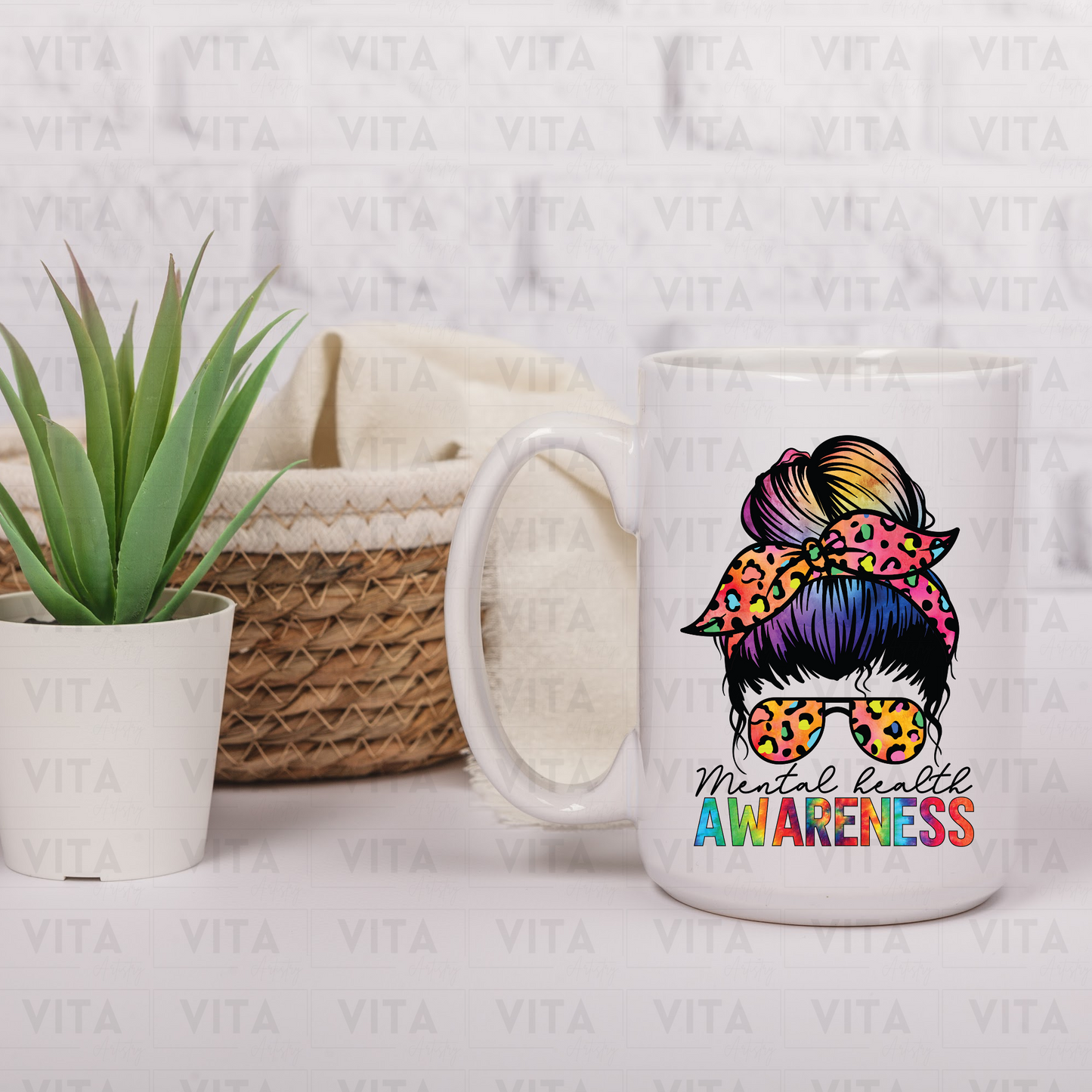Mental Health Awareness - Mental Health/Uplifting Ceramic Mug