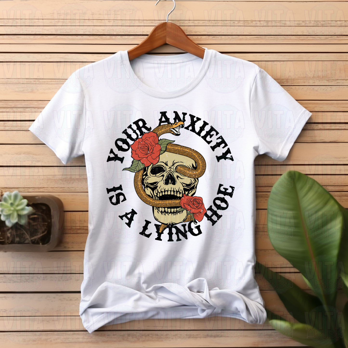 Your Anxiety Is A Lying Hoe - T-shirt/Crewneck Sweatshirt/Hoodie